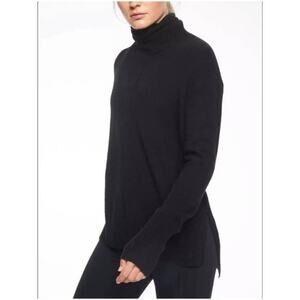 Athleta Transit Merino Wool Turtleneck Sweater Size XS